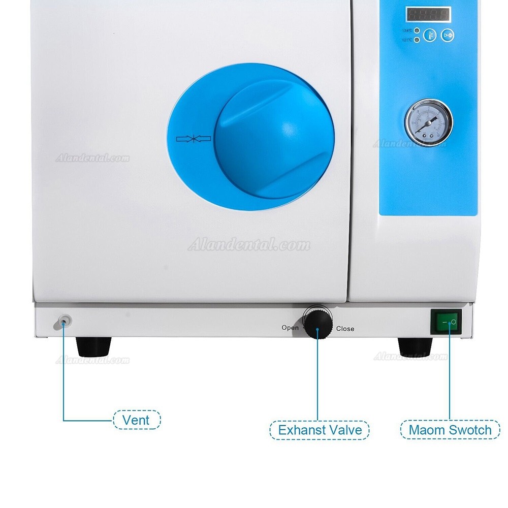 Dental 18L Autoclave Steam Sterilizer LED Display E118 Class N